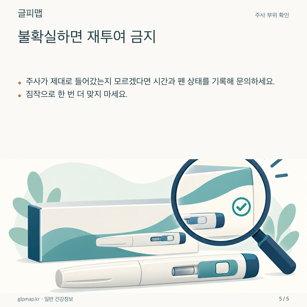 환자가 펜과 메모를 보여 주며 약사에게 묻는 삽화