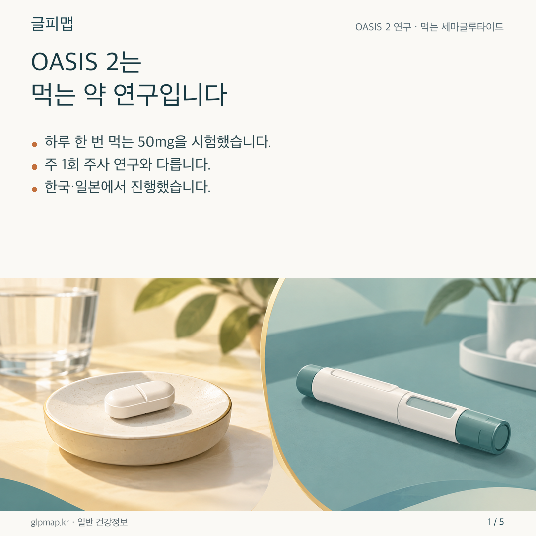 먹는 정제와 주사제를 구분하는 그림