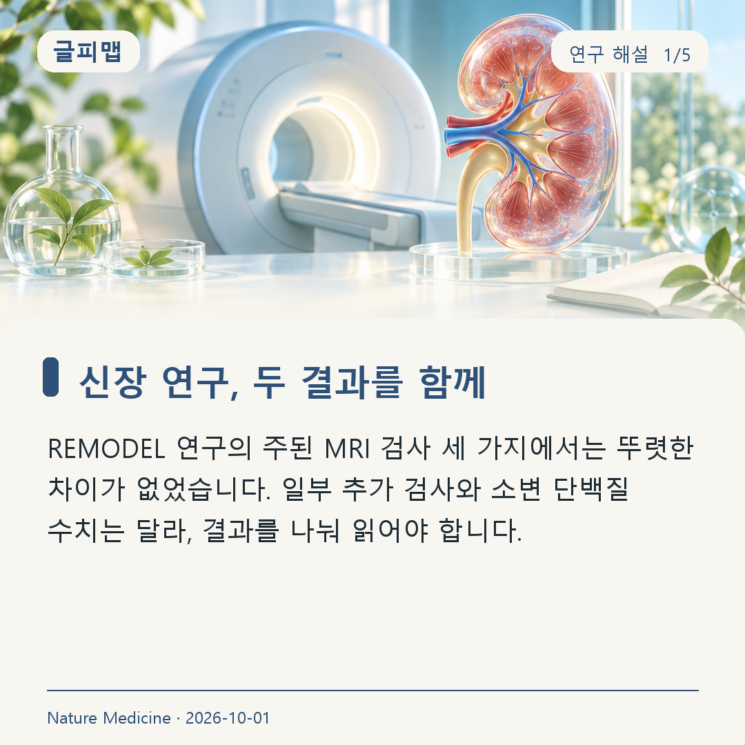 2026년 세마글루티드 REMODEL 신장 연구 핵심